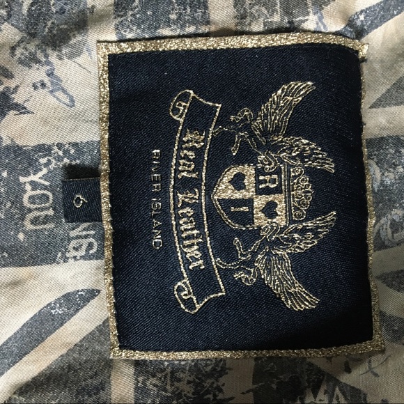 Leather moto Bomber - Picture 4 of 6